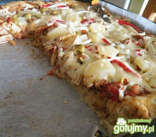 Pizza z surimi Pizza z surimi