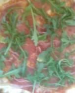 Pizza z szynką parmeńską