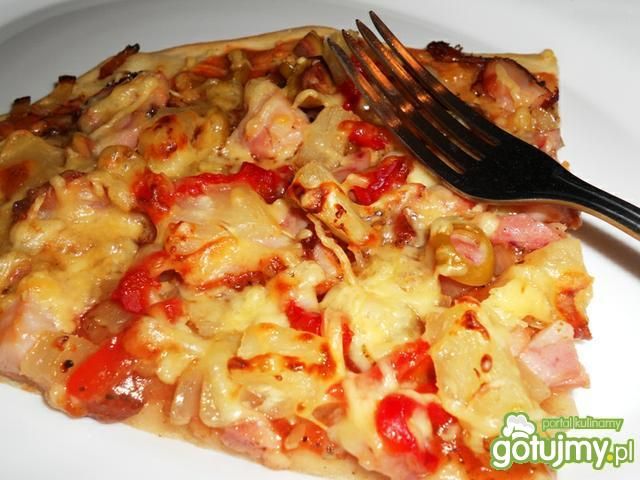 Pizza z wędzonym kurczakiem
