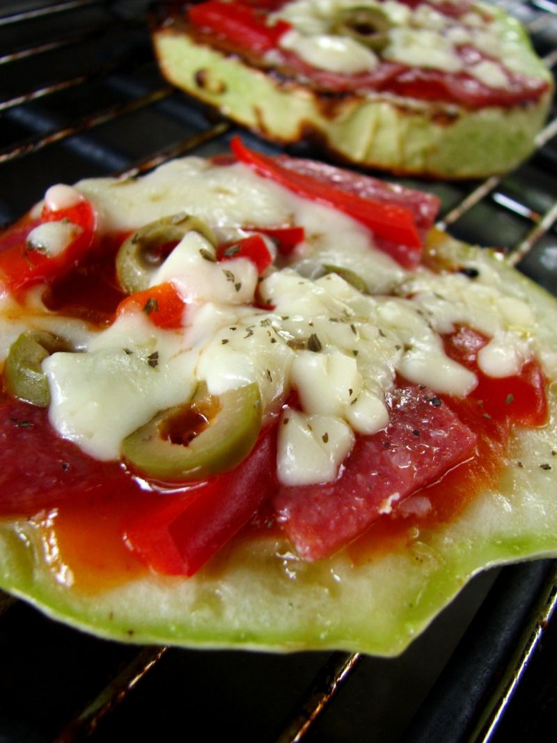 Pizze z grillowanych cukinii Pizze z grillowanych cukinii