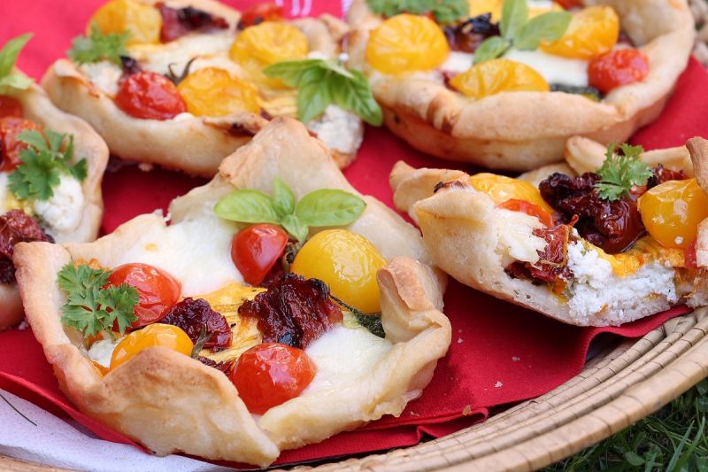 Pizzerinki z kwiatami dyni Pizzerinki z kwiatami dyni