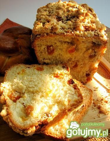 Placek drożdżowy z bakaliami  Placek drożdżowy z bakaliami