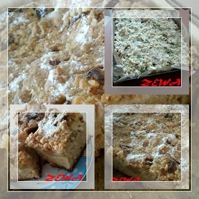 Placek drożdżowy z rabarbarem