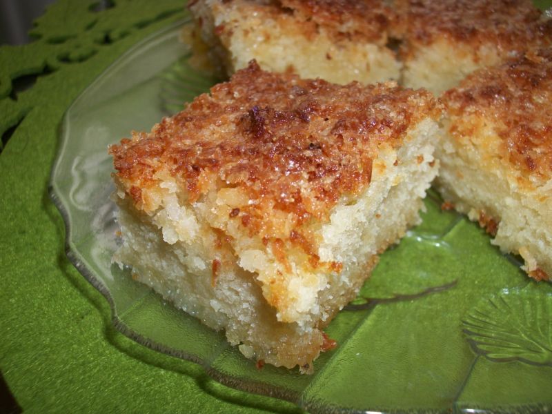 Placek serowo-kokosowy