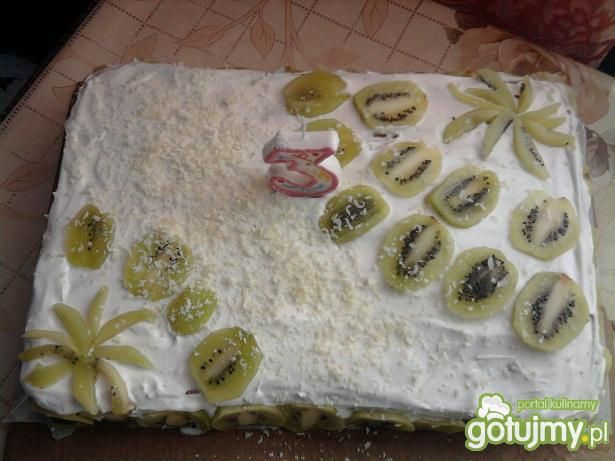 placek śmietankowo-owocowy