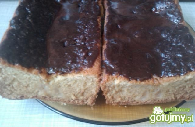 Placek wykwintny z jabłkami