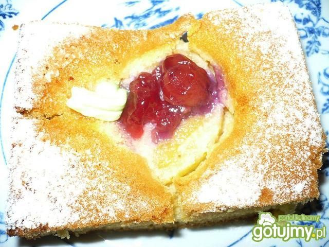 Placek z brzoskwiniami wg Marta1986 Placek z brzoskwiniami wg Marta1986