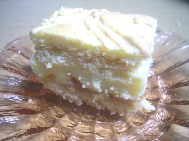 Placek z jabłkami i budyniem