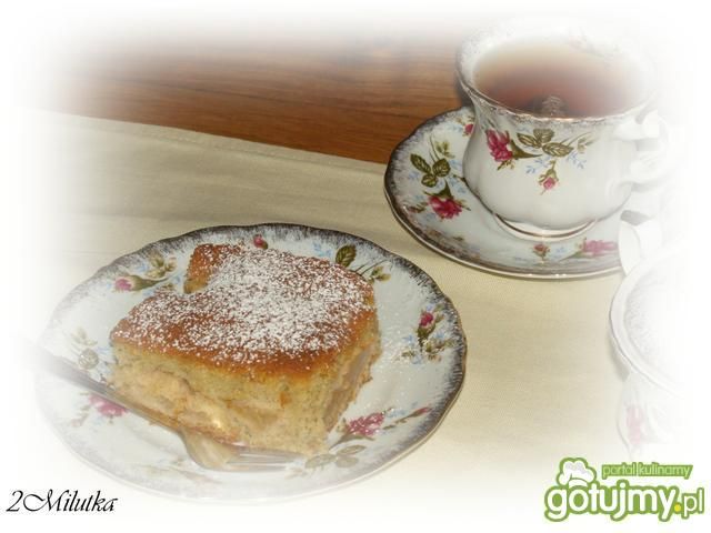 Placek z jabłkami-na szybko