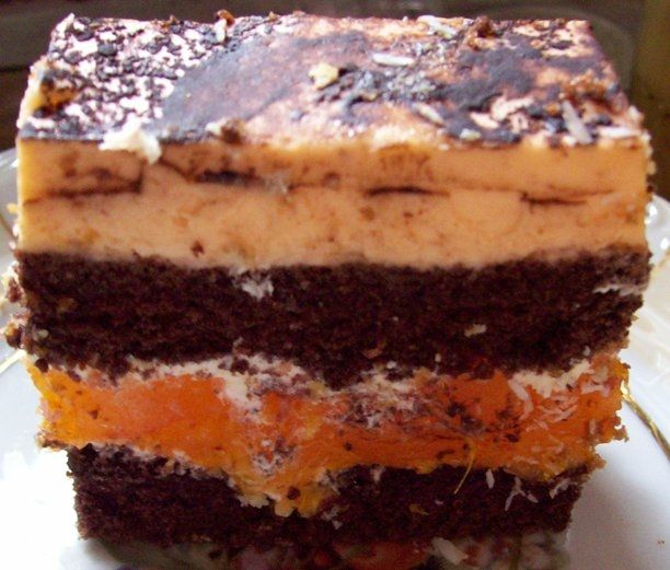 Placek z mandarynkami