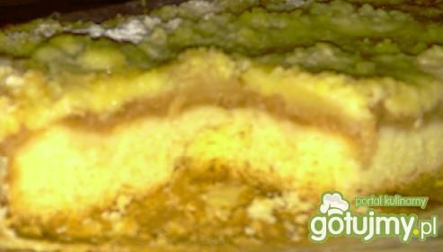 Placek z musem jabłkowym