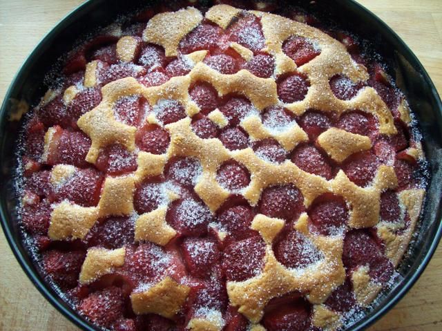 Placek z owocami Placek z owocami