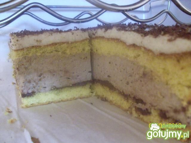 placek z pianką cappuccino placek z pianką cappuccino