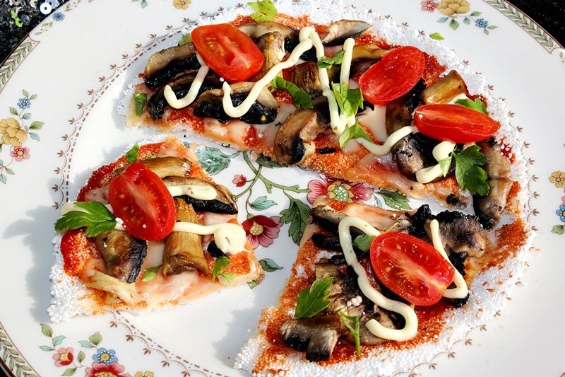 Placek z tapioki a'la pizza