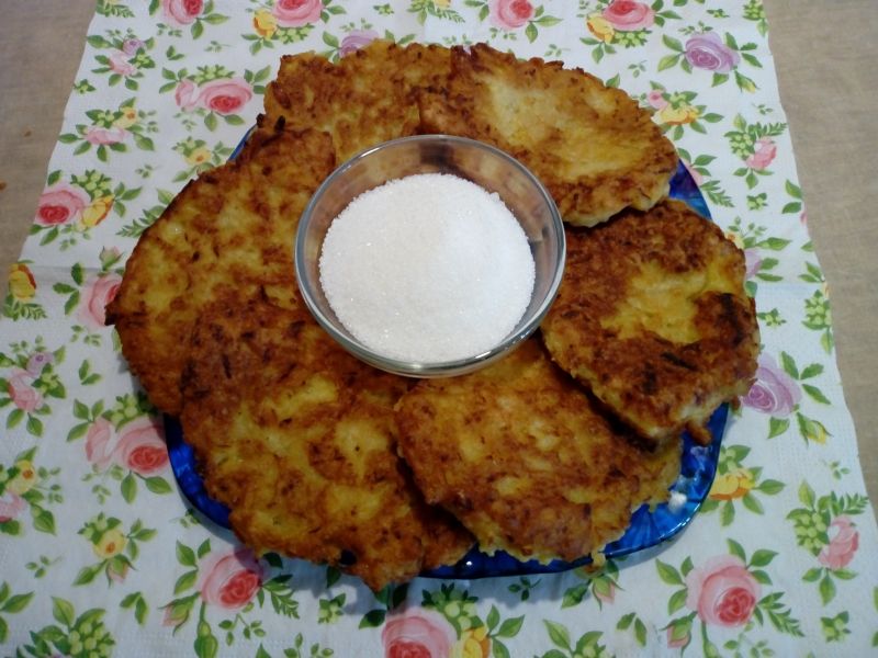 Placki cukiniowo - ziemniaczane