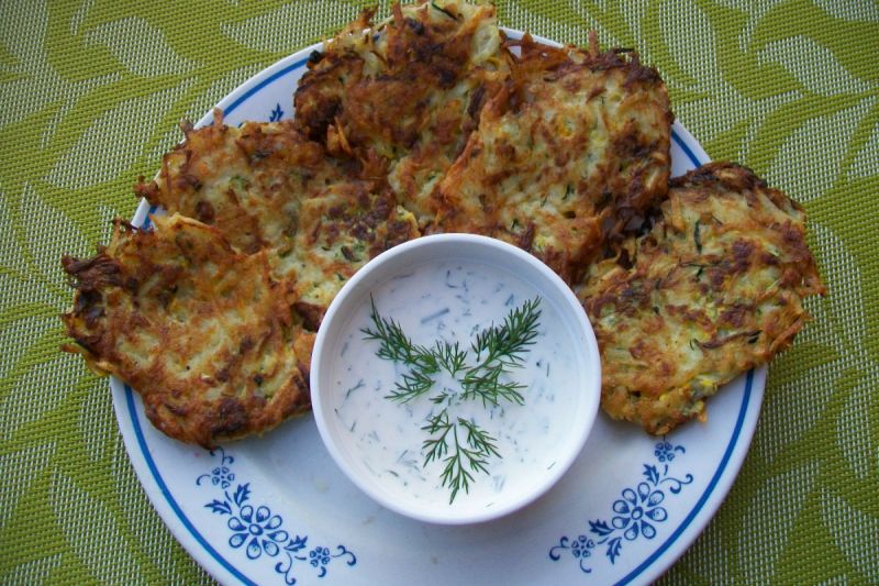 Placki cukiniowo-ziemniaczne