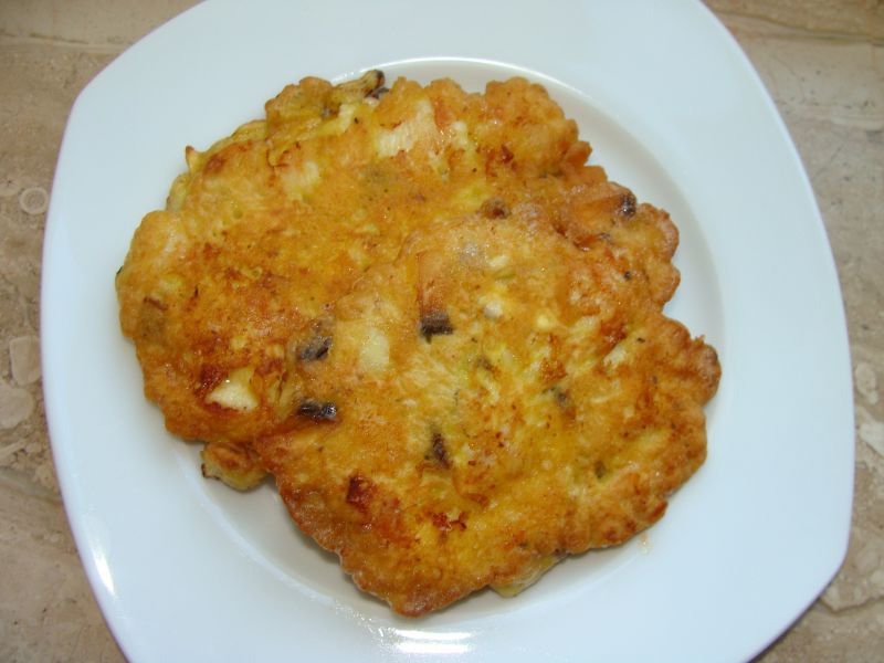 Placki drobiowe z majonezem