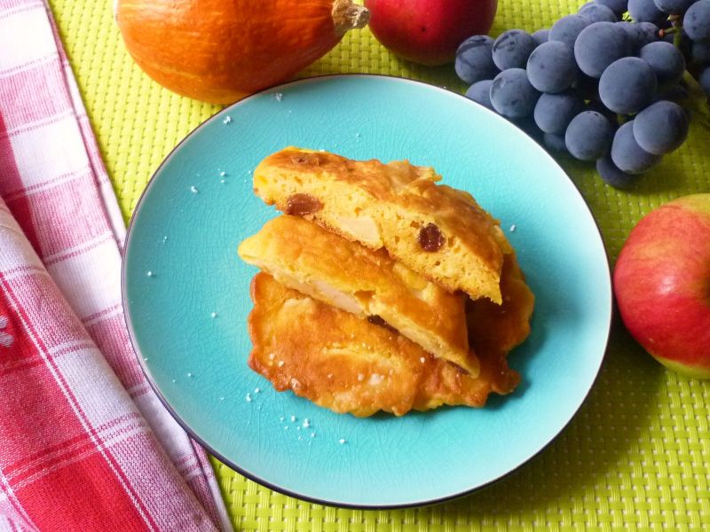 Placki dyniowe z jabłkami Placki dyniowe z jabłkami