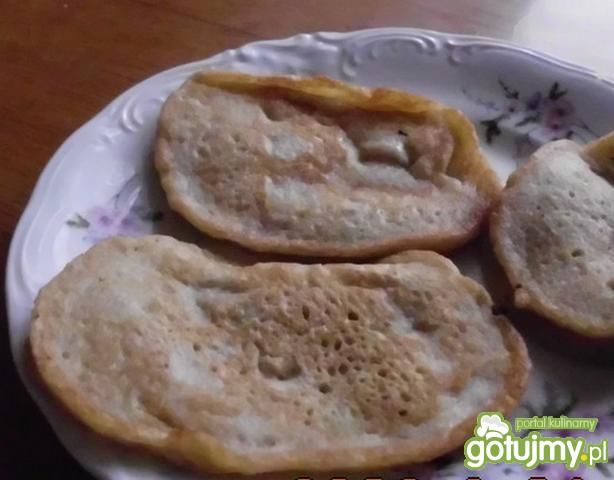 Placki jabłkowo - bananowe  Placki jabłkowo - bananowe