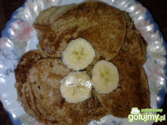 Placki jaglane z bananami