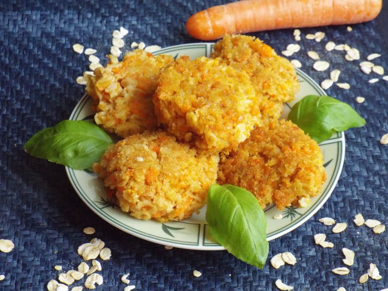 Placki marchewkowo-owsiane