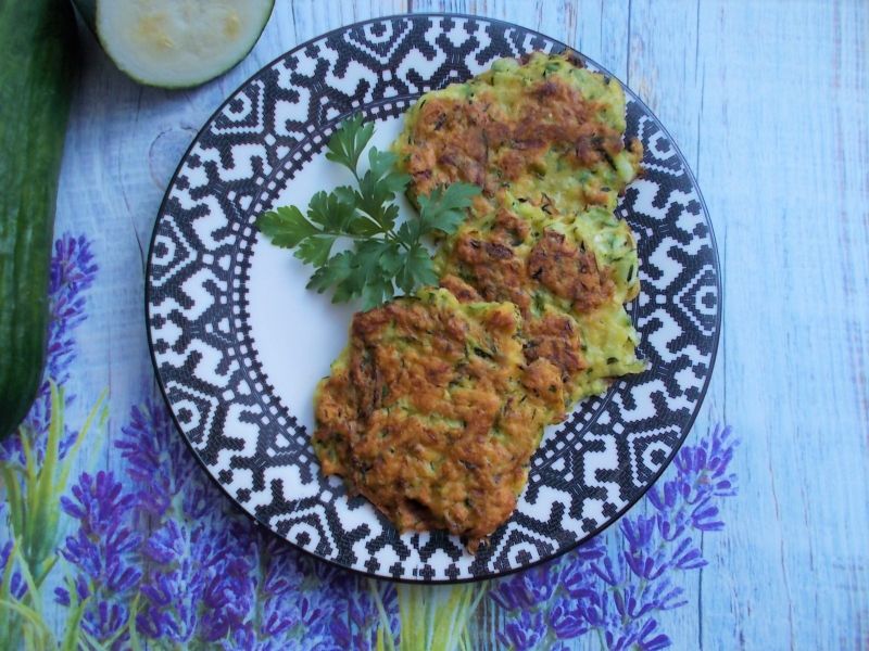 Placki ogórkowo-cukiniowe (bez glutenu) 
