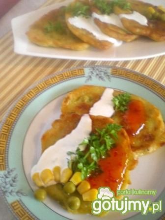 Placki tajskie z kukurydzą i groszkie Placki tajskie z kukurydzą i groszkie