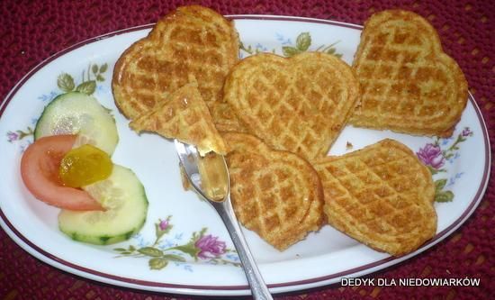 Placki warzywne z gofrownicy