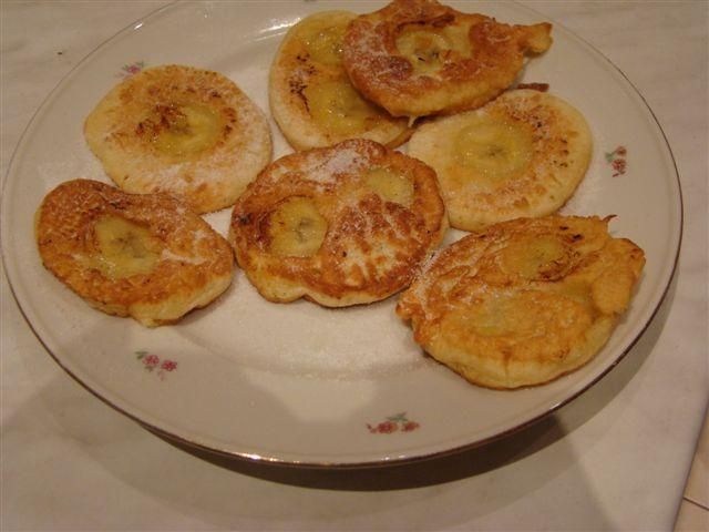 placki z bananami 