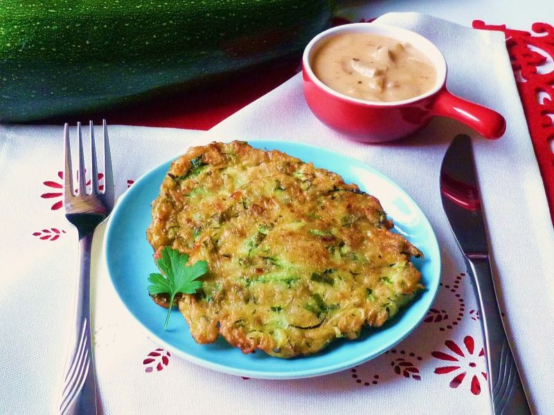 Placki z cukinii