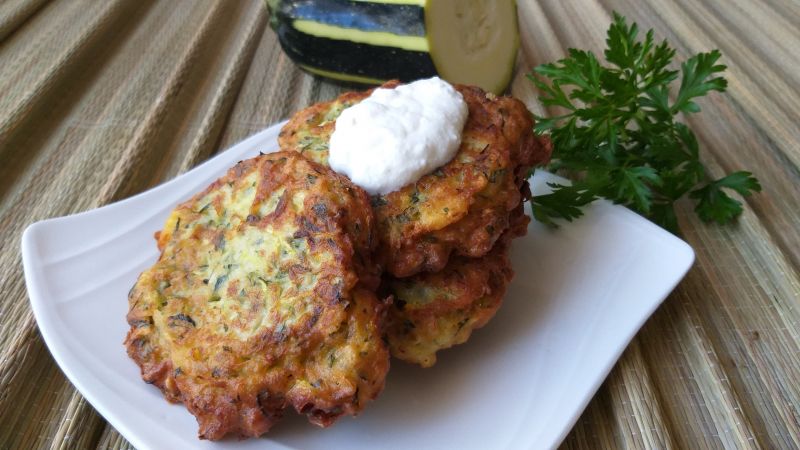 Placki z cukinii