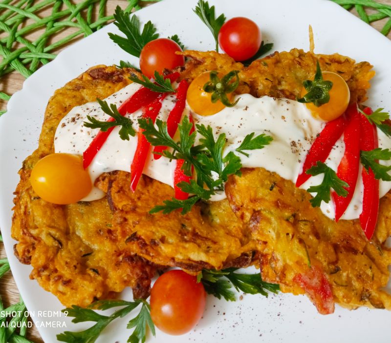 Placki z cukinii z ziemniakami Placki z cukinii z ziemniakami