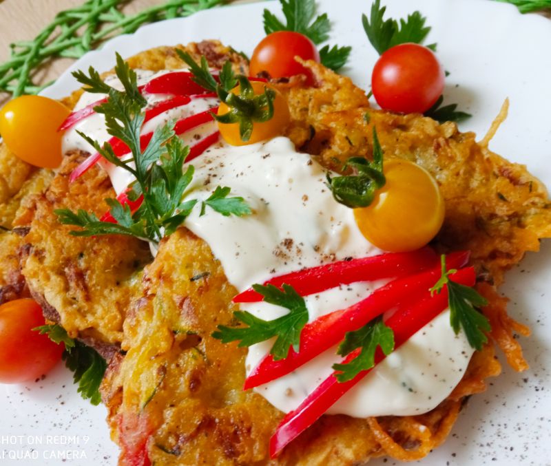 Placki z cukinii z ziemniakami Placki z cukinii z ziemniakami