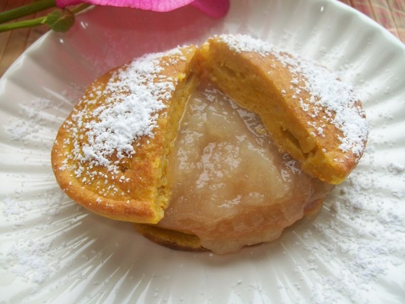 Placki z kaszą jaglaną i dynią 