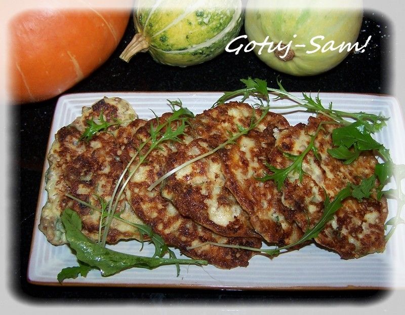 Placki z kaszy gryczanej i twarogu