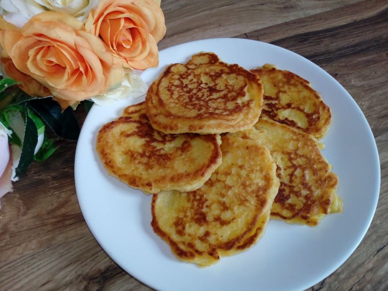 Placki z kaszy kukurydzianej