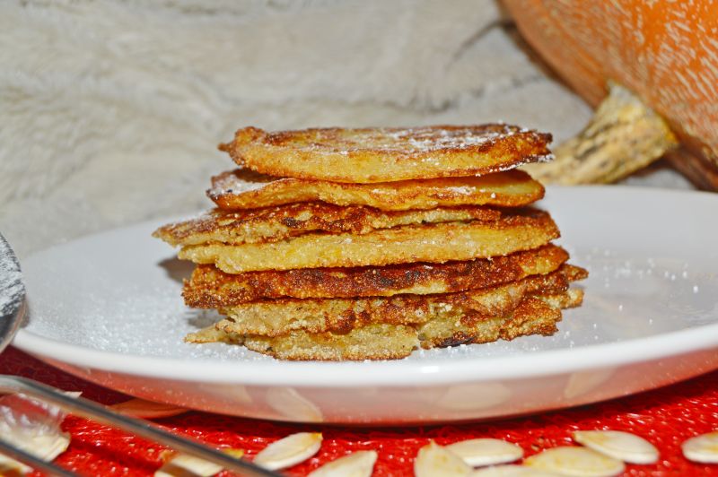 Placki z kaszy manny i dyni