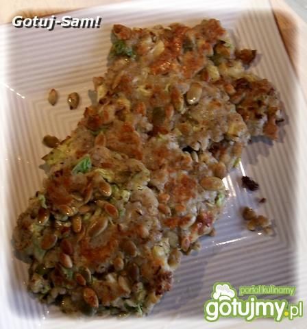 Placki z kaszy z ziarnami