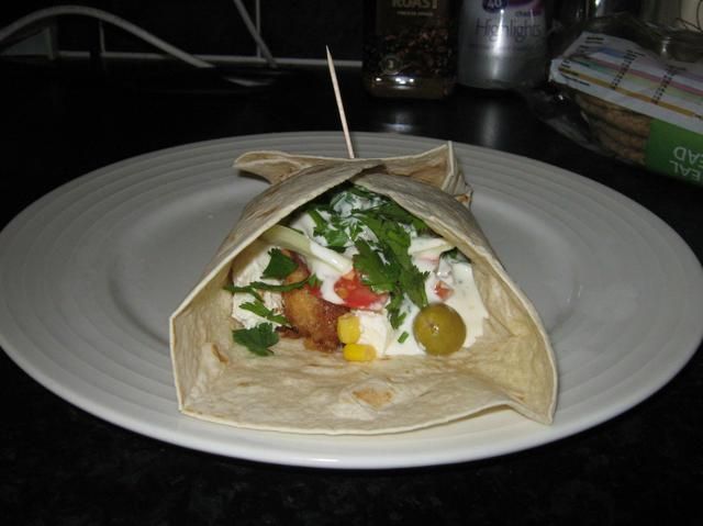 Placki z kurczakiem i warzywami