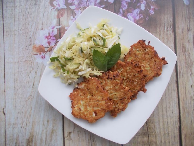 Placki z młodej kapusty i ziemniaków Placki z młodej kapusty i ziemniaków