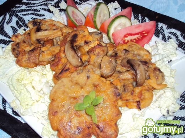 Placki  z pieczarkami po mazursku Placki  z pieczarkami po mazursku