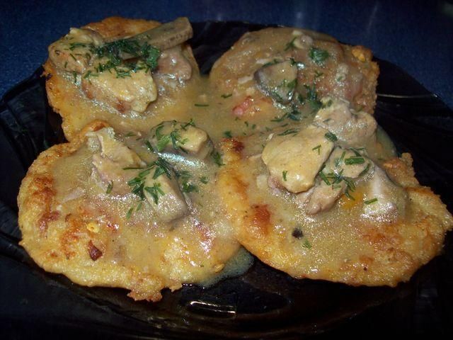 Placki z pieczywa tostowego