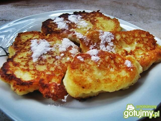 Placki z sera twarogowego. Placki z sera twarogowego.