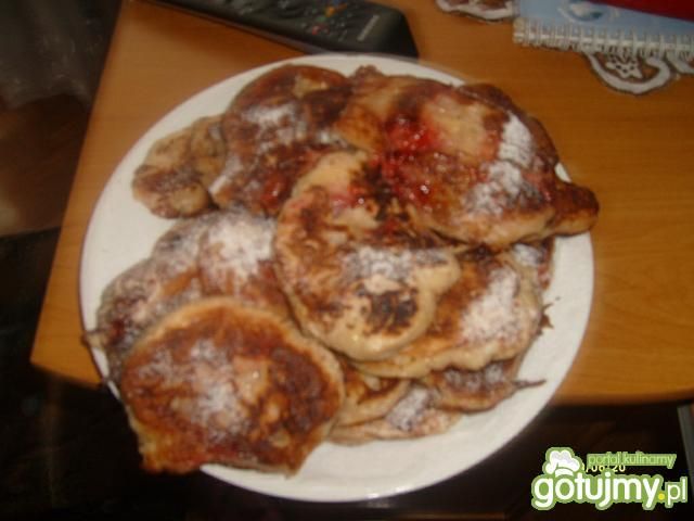 Placki z truskawkami Placki z truskawkami