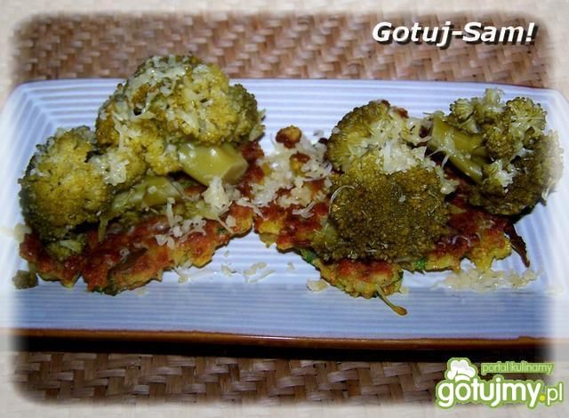 Placki z warzywami.