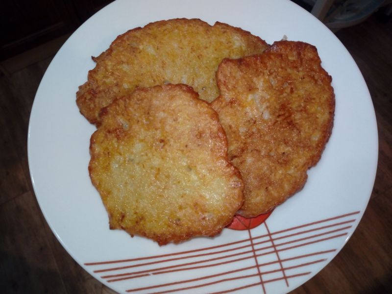 Placki z ziemniaków i patisona