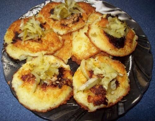 Placki z ziemniaków z grzybami