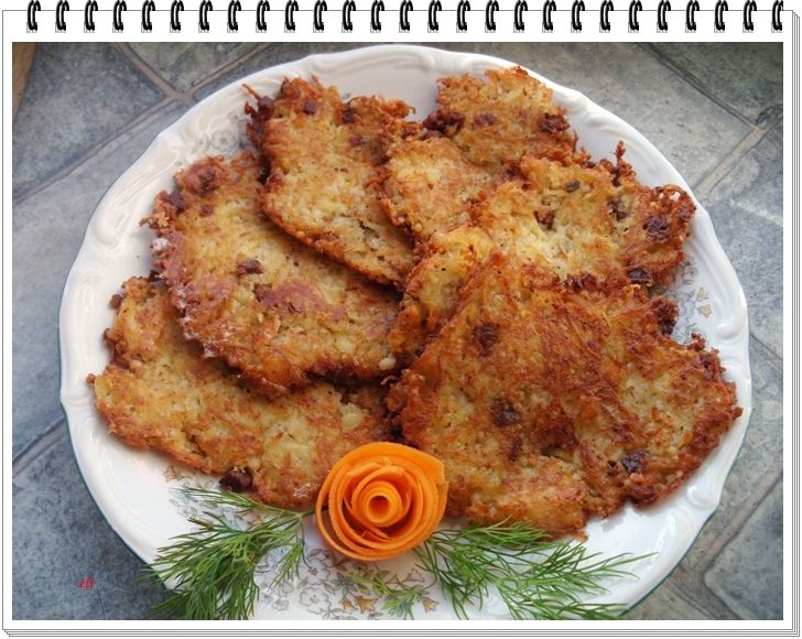 Placki ziemniaczane Eli z kaszą i chorizo Placki ziemniaczane Eli z kaszą i chorizo