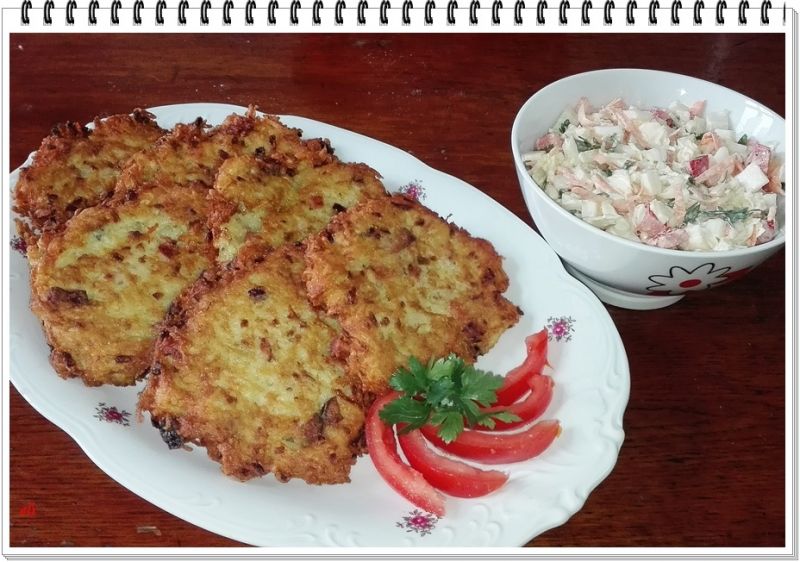 Placki ziemniaczane Eli z szynką Placki ziemniaczane Eli z szynką