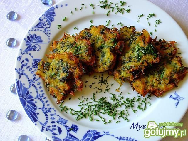 Placki ziemniaczane na zielono